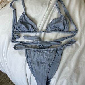 Oysho light blue bikini